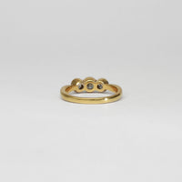 18ct gold 3 stone diamond ring by Duncan Eves
