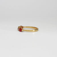 18ct gold ring with rubies and diamonds by Duncan Eves