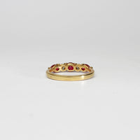 18ct gold ring with rubies and diamonds by Duncan Eves