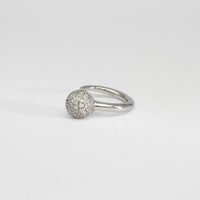 Comet ring 18ct white gold with diamonds by Duncan Eves