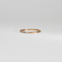 18ct rose gold diamond ring by Duncan Eves