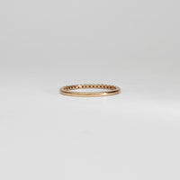 18ct rose gold diamond ring by Duncan Eves
