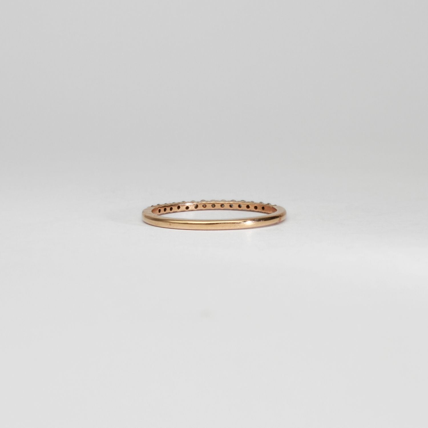 18ct rose gold diamond ring by Duncan Eves