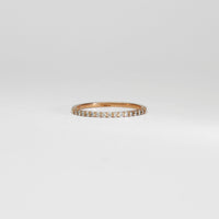 18ct rose gold diamond ring by Duncan Eves