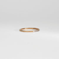 18ct rose gold diamond ring by Duncan Eves