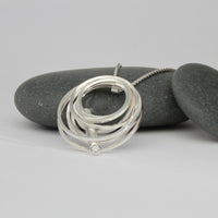 One of a Kind: (No 4.) Solitaire Necklace with Round Brilliant Cut Diamond
