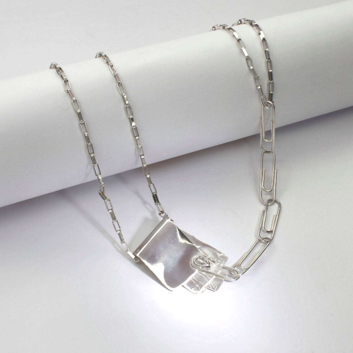 One of a Kind: (No 6.) Bespoke Memo Pendant with Rose Cut Diamond.