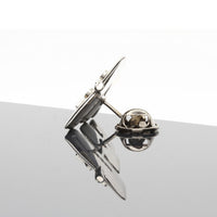 Last Chance: Silver Mimosa brooch / lapel pin