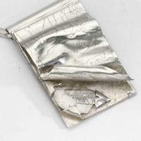 One of a Kind: (No 15.) Bespoke Silver and Diamond Slice Pendant