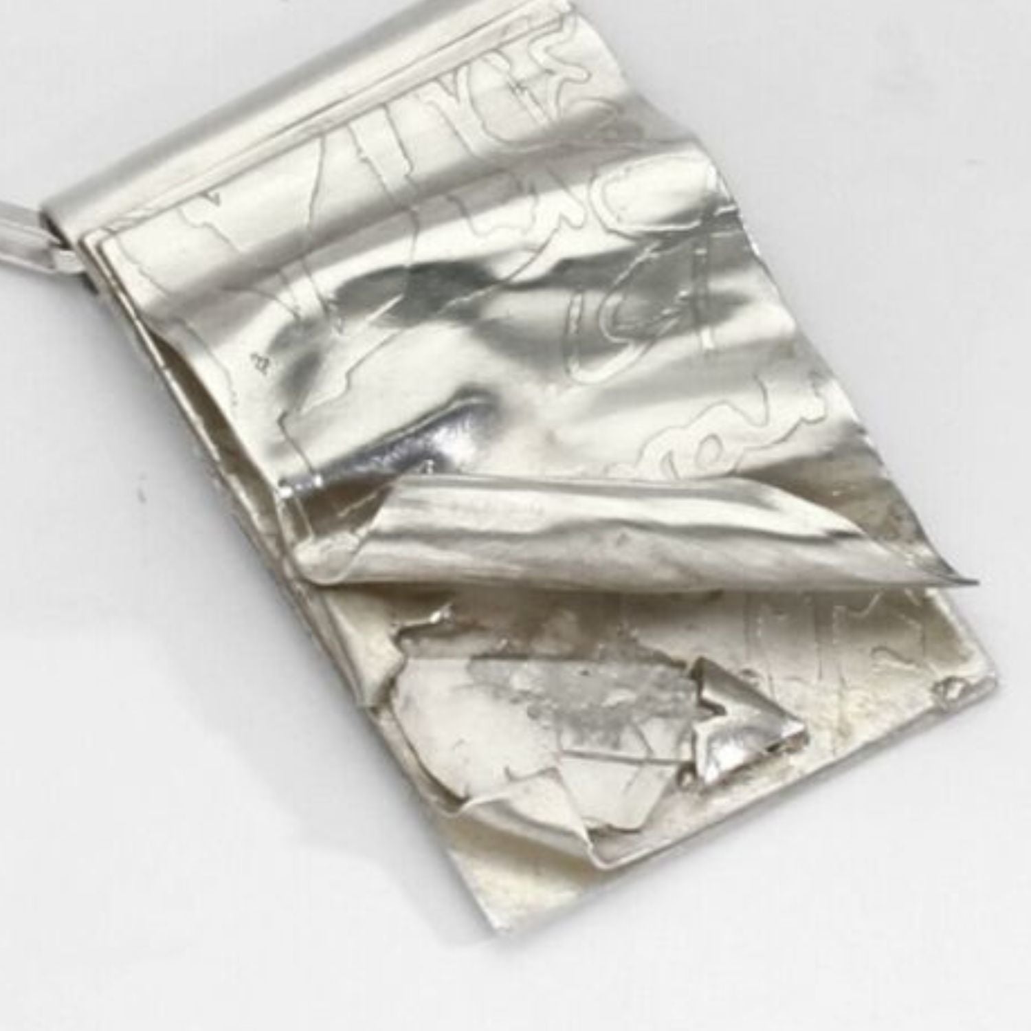 One of a Kind: (No 15.) Bespoke Silver and Diamond Slice Pendant