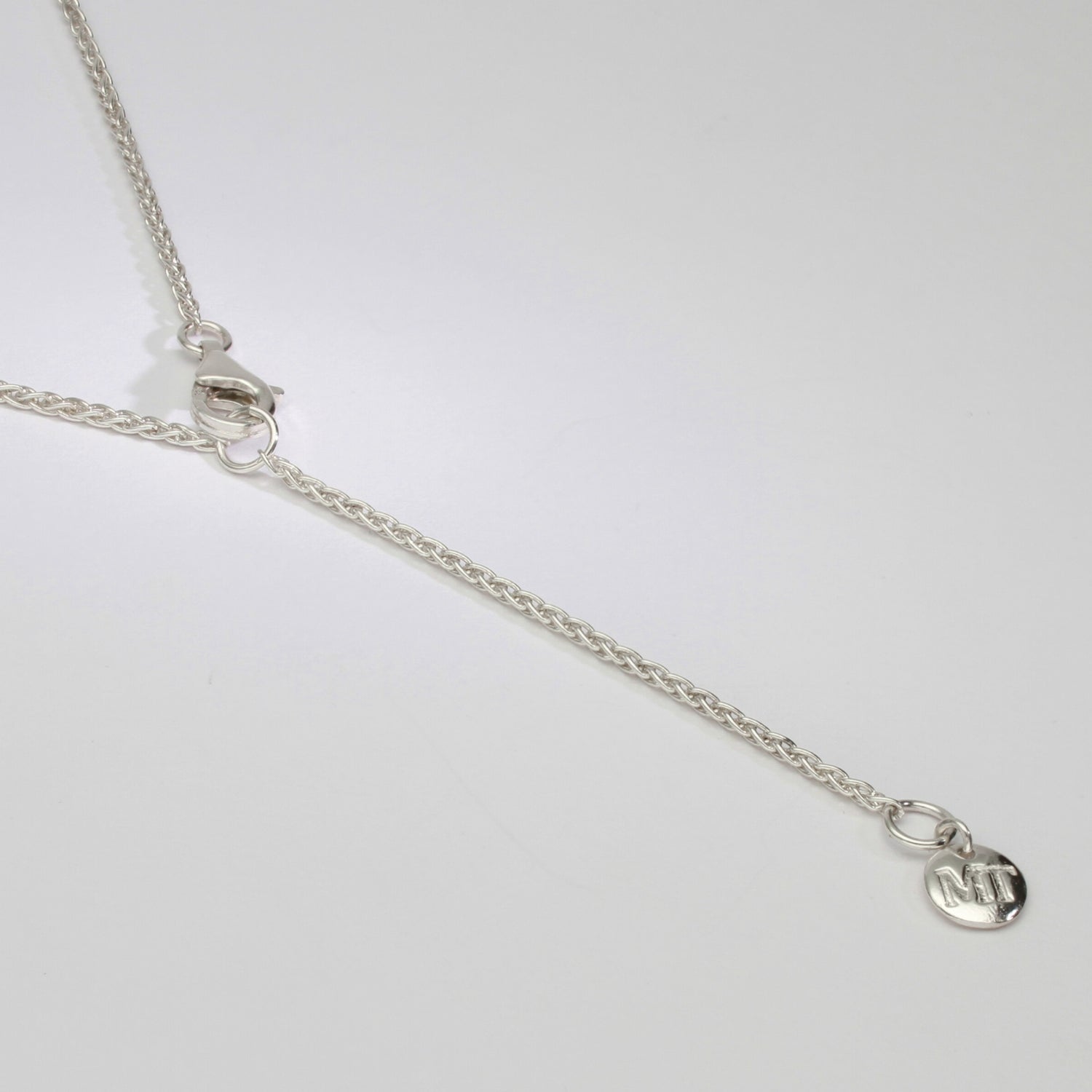 One-of-a-Kind: (No.3) Bespoke Cofio Pendant in Silver with Emerald Cut Diamond