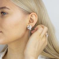 Decorative Concepts: Rose Gold Large Earrings - Mari Thomas Jewellery