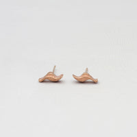 Glissando: 9ct Rose Gold Stud Earrings - Mari Thomas Jewellery