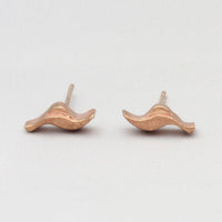 Glissando: 9ct Rose Gold Stud Earrings - Mari Thomas Jewellery