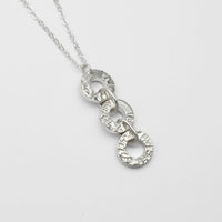 Gyda'n Gilydd / Together: Silver Triple Drop Pendant