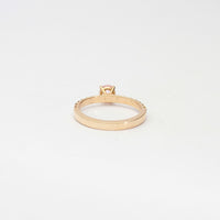 Opulence Rings: 18ct Rose Gold Morganite & Moissanite