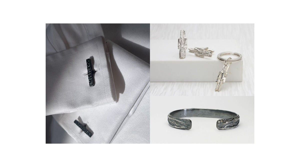 Jewellery for men the perfect gift. torque bangles silver cufflinks and silver key rings