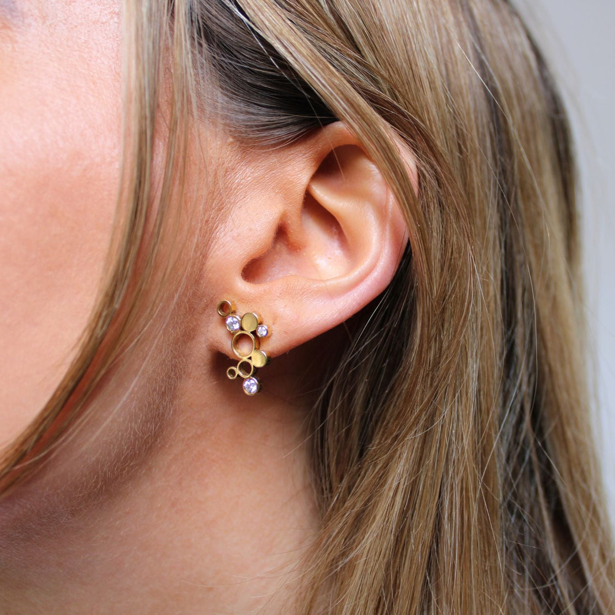 Yellow Gold Earrings