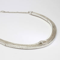 One of a Kind: ( No.16 ) Bespoke Dadeni Silver and Diamond Neckpiece