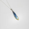 Pendant - feather niobium & silver pendant by Brian Eburah