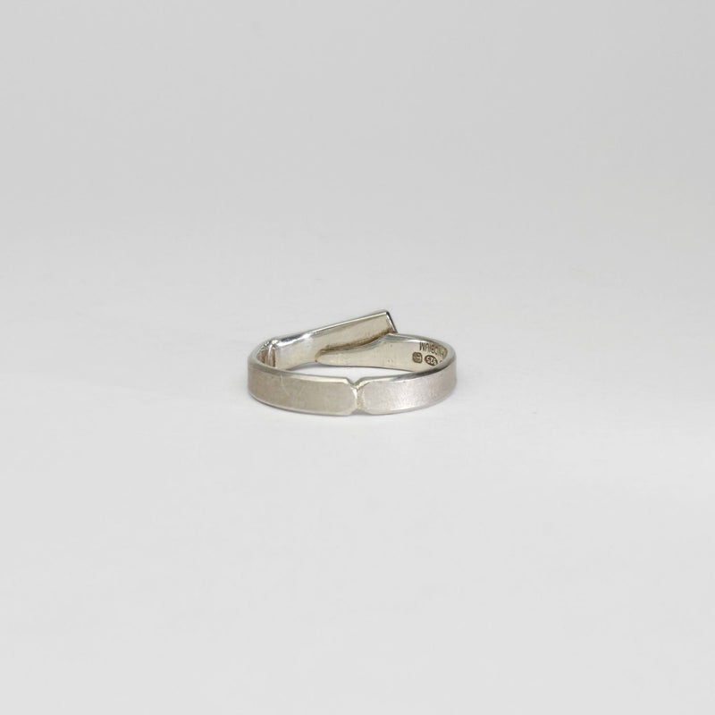 Ring - niobium & silver ring by Brian Eburah
