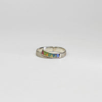 Ring - niobium & silver ring by Brian Eburah