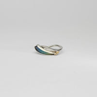 Rings - niobium & silver ring by Brian Eburah