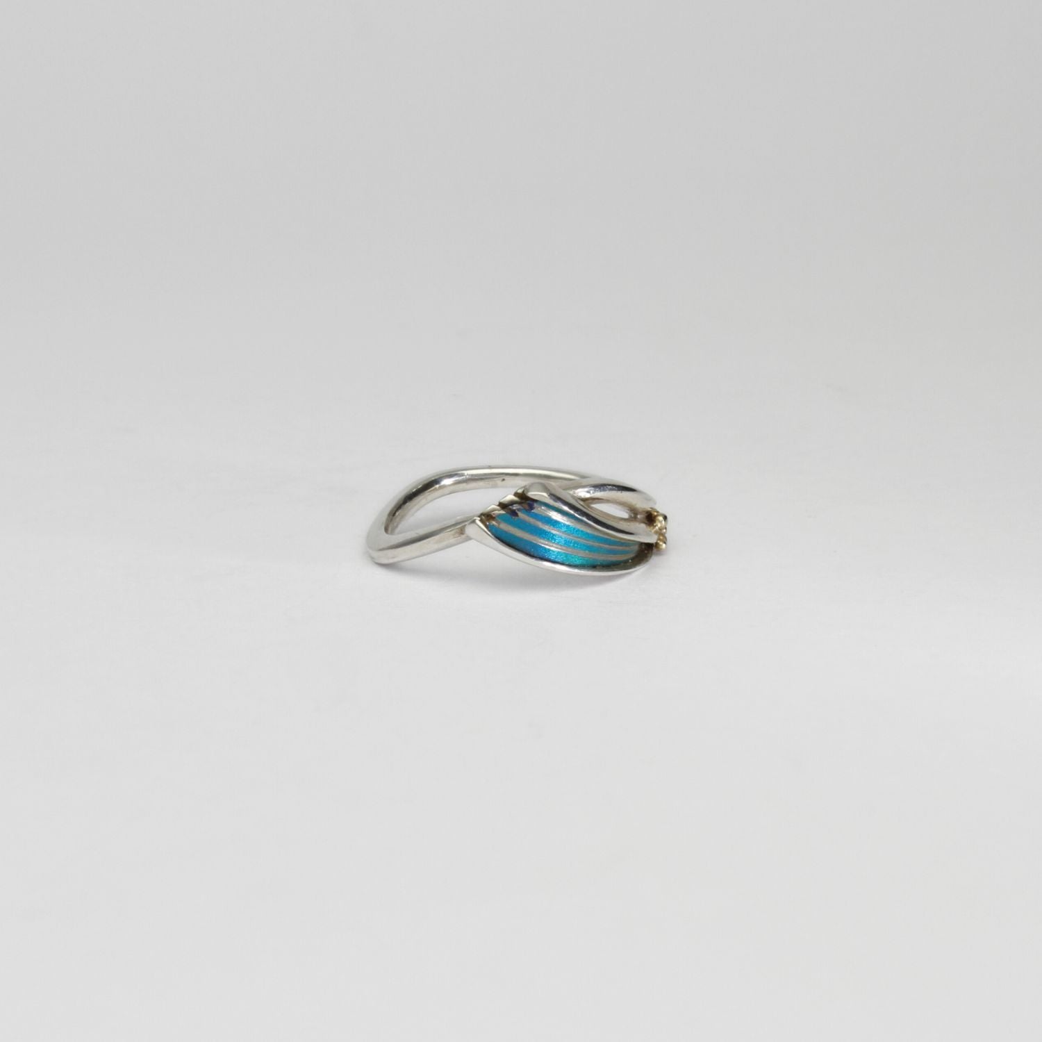 Rings - niobium & silver ring by Brian Eburah