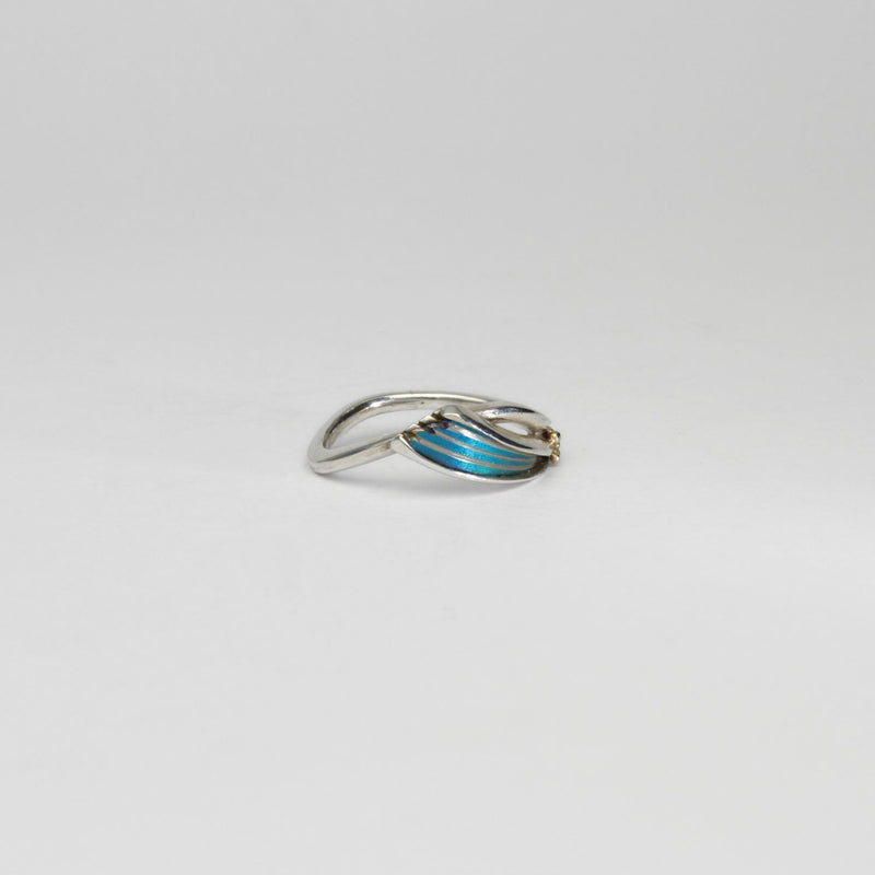 Rings - niobium & silver ring by Brian Eburah