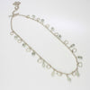 Green amethyst kinetic silver necklace by Bea Jareno