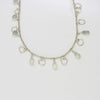 Green amethyst kinetic silver necklace by Bea Jareno