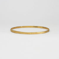 Textured bangle silver 24kt gold plated by Bea Jareno