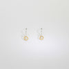 Tiny silver & gold plated hook earrings by Bea Jareno