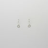 Tiny silver hook earrings by Bea Jareno