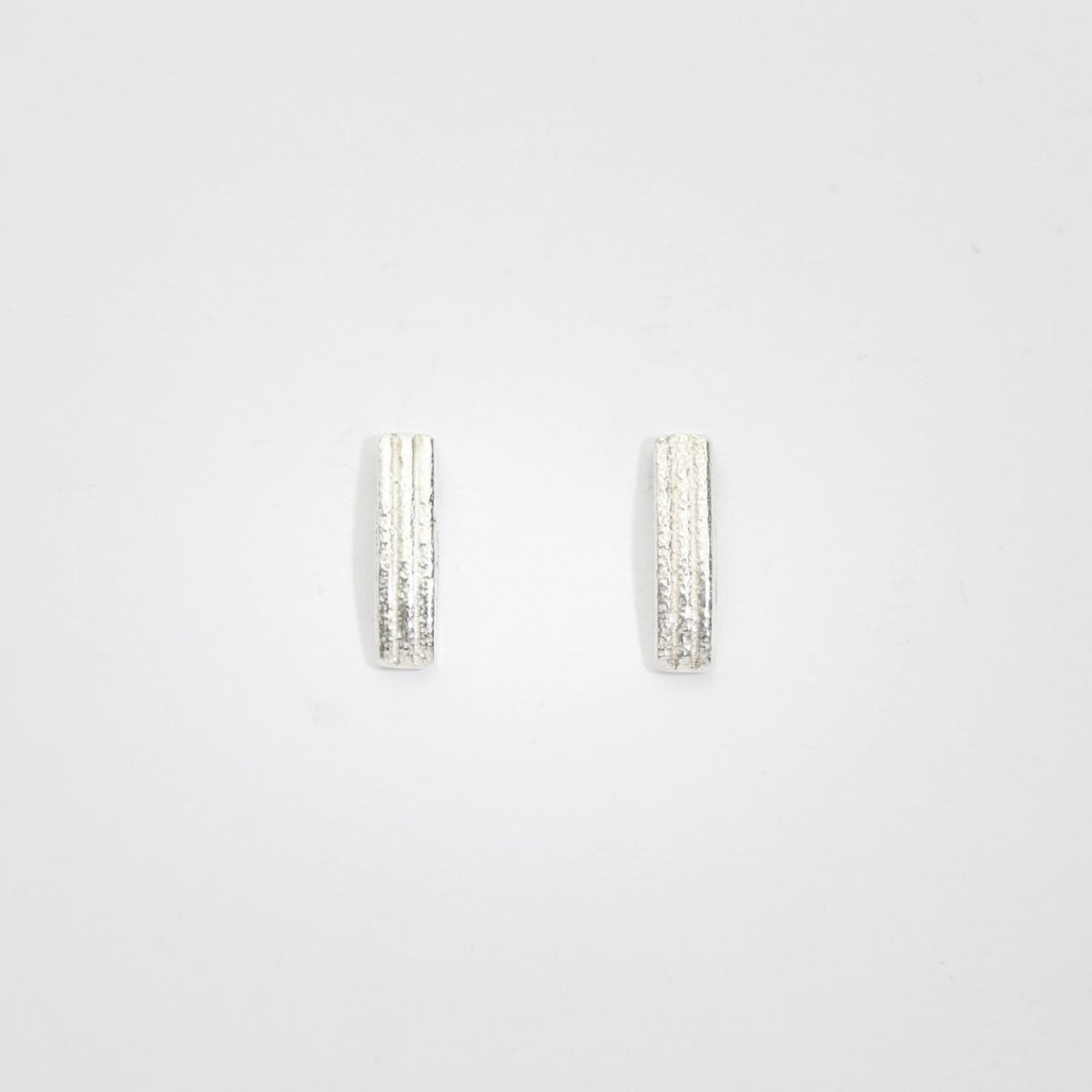 Sandbar silver earrings by Blae Maddrell