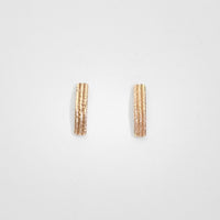 9ct gold sandbar earrings by Blae Maddrell