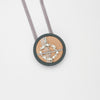 Necklace - small beaded glass beads with seeding by Beatrice Mayfield