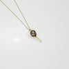 18ct gold & Tahitian pearl pendant by Charmian Ottaway