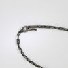 Rutile quartz & zircon black silver pendant by Chris Boland
