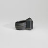 Round aquamarine black silver ring by Chris Boland