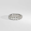 Chunky silver ring  with CZ's by Charmian Ottaway