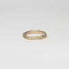 Harvest eternity 9ct gold ring with diamonds by Charlotte Rowenna