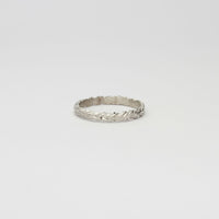 Silver spelt ring by Charlotte Rowenna