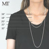 Sparkling waves necklace with opalite & decorative chain by Suzie Horan