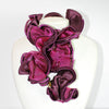 Lily fuchsia & plum scarf by Tammy Child