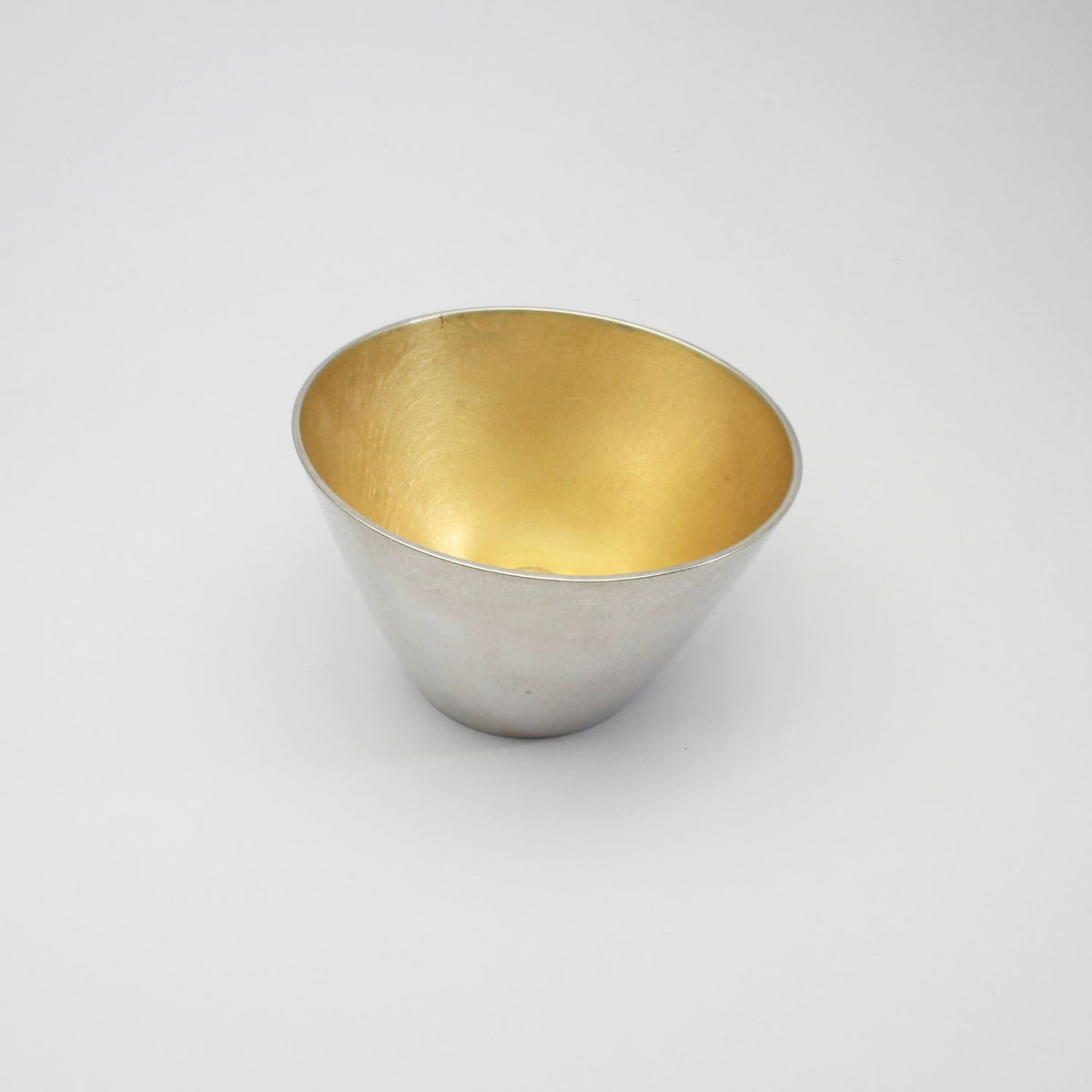 Champagne beakers britannia silver & gold by Mary Ann Simmons