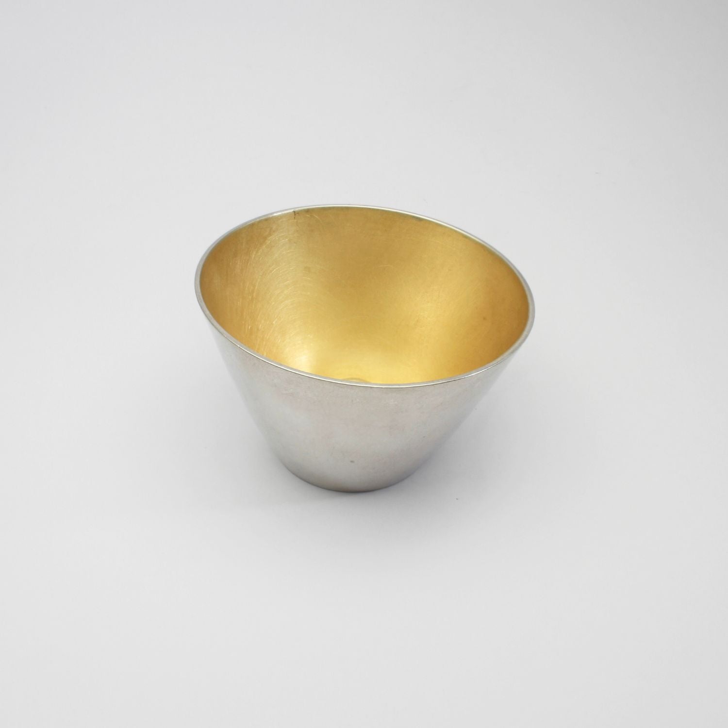 Champagne beakers britannia silver & gold by Mary Ann Simmons