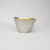 Champagne beakers britannia silver & gold by Mary Ann Simmons