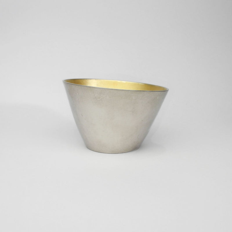 Champagne beakers britannia silver & gold by Mary Ann Simmons