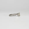 18ct white gold ring with yellow diamond and diamonds by Duncan Eves